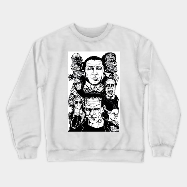 Universal Monsters Crewneck Sweatshirt by ArtofOldSchool